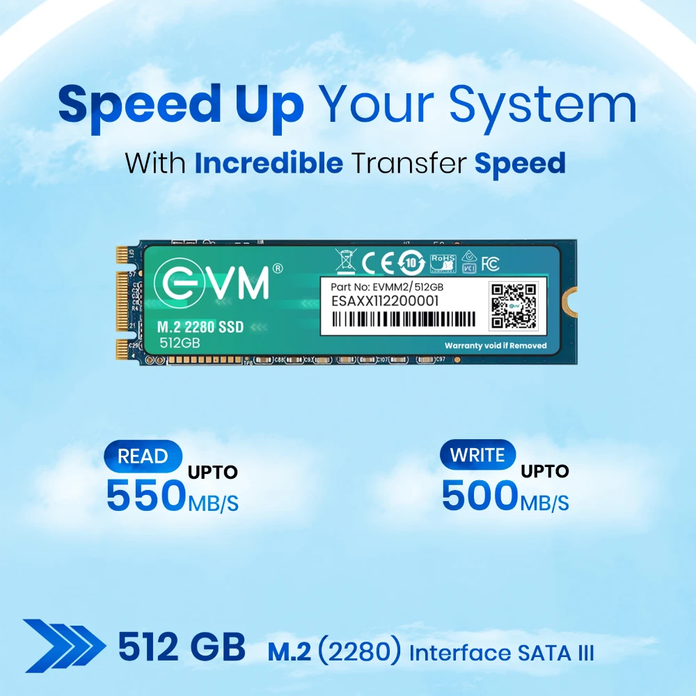 EVM  Internal SSD 512GB M.2 view 4